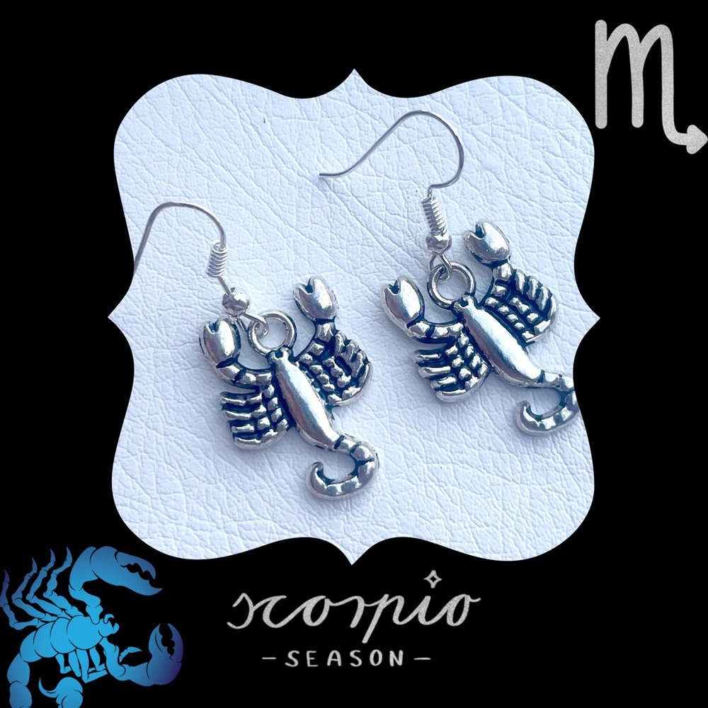 NWT Scorpion silver earrings *scorpio* ♏️